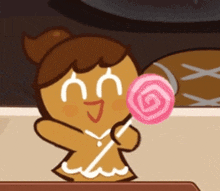 Cookie Run Gingerbright GIF - Cookie Run Gingerbright Happy GIFs