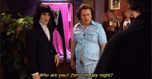 The Mighty Boosh Zorro GIF - The Mighty Boosh Zorro Gay Night Funky GIFs