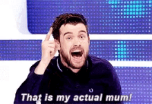 My Actual Mum Jack Whitehall GIF - My Actual Mum Jack Whitehall Omedian GIFs