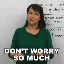 Dont Worry So Much Rebecca GIF - Dont Worry So Much Rebecca Engvid GIFs