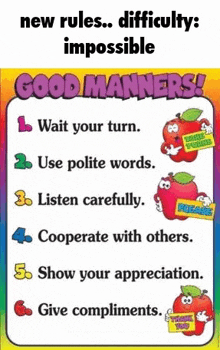 Good Manners Rules GIF