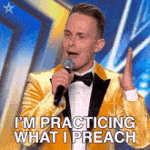 I'M Practicing What I Preach Andrew Curphey GIF - I'M Practicing What I Preach Andrew Curphey Britain'S Got Talent GIFs