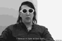 Me 2 GIF - Hate Hate At First Sight Marilyn Manson GIFs