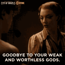 penny dreadful city of angels showtime advertisement with a shirtless man