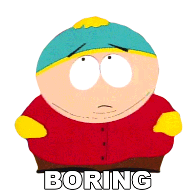 Boring Eric Cartman Sticker