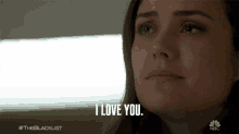 I Love You Elizabeth Keen GIF - I Love You Elizabeth Keen James Spader GIFs