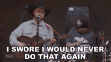 I Swore I Would Never Do That Again Colter Wall GIF - I Swore I Would Never Do That Again Colter Wall Stagecoach GIFs