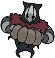 a cartoon drawing of a person holding a pumpkin in their hands
