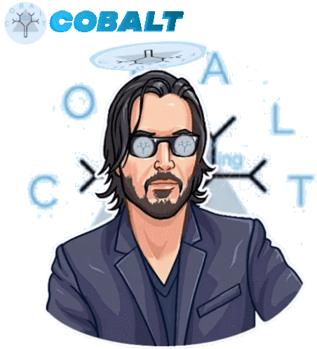 Cobaltlend Keanu Reeves Sticker - Cobaltlend Keanu Reeves Cool Stickers