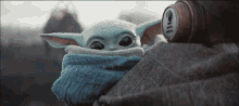 The Mandalorian Baby Yoda GIF - The Mandalorian Baby Yoda Bye Bye GIFs