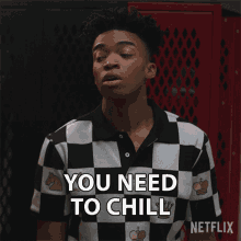 You Need To Chill Ben Wheeler GIF - You Need To Chill Ben Wheeler First Kill GIFs