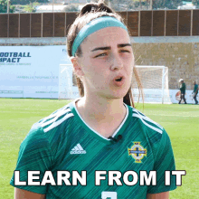 Learn From It At The Same Time Chloe Mccarron GIF - Learn From It At The Same Time Chloe Mccarron Northern Ireland GIFs