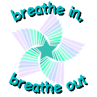 Nonverbal Communication Breathe In Breathe Out Sticker - Nonverbal Communication Breathe In Breathe Out Frogverbal Stickers