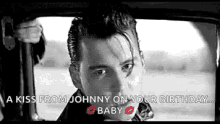 Johnny Depp Kisses GIF