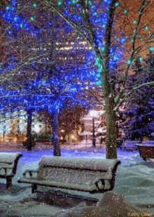 Snow Winter GIF - Snow Winter Christmas Lights GIFs