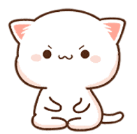 Humph Cute Cat Sticker