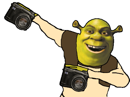 Shrek Dab Sticker - Shrek Dab Shrek Camera Stickers