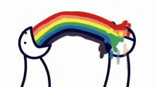 Rainbow Barf GIF - Rainbow Barf Pride GIFs