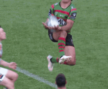 Jared Warea Hargreaves Latrell Mitchell GIF - Jared Warea Hargreaves Latrell Mitchell Head Hit GIFs
