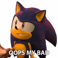oops my bad tails sonic the hedgehog knuckles sonic prime