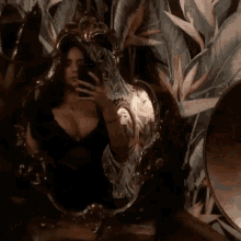 Black Dress Mirror Selfie GIF - Black Dress Mirror Selfie GIFs