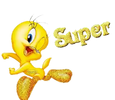 Super Tweety Bird Sticker - Super Tweety Bird Stickers