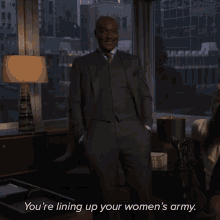 Youre Lining Up Your Womens Army Roland GIF - Youre Lining Up Your Womens Army Roland Blum GIFs