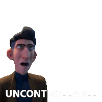 Uncontrollable Mr Strickler Sticker - Uncontrollable Mr Strickler Trollhunters Tales Of Arcadia Stickers
