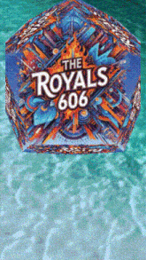 a colorful umbrella that says the royals 606