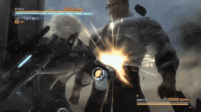 Raiden Punching Armstrong / Standing Here I Realize