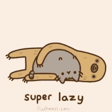 Me On Monday Lazy GIF - Me On Monday Lazy Cat Sloth GIFs