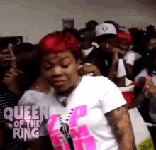 Hwadori Queen Of The Ring GIF - Hwadori Queen Of The Ring Idk What That Is GIFs