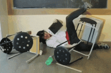 a person laying on the floor with a book