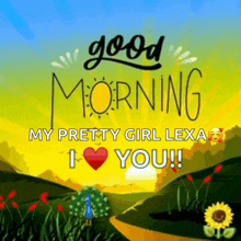 a good morning message with a peacock in the foreground