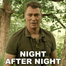 Night After Night Robert E Fuller GIF - Night After Night Robert E Fuller Every Night GIFs