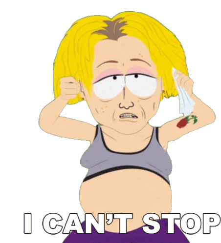 I Cant Stop Betsy Mac Intosh Sticker - I Cant Stop Betsy Mac Intosh South Park Stickers