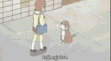 nichijou anime brasil dog cachorro yuko aioi mio naganohara