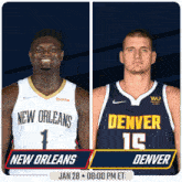 New Orleans Pelicans Vs. Denver Nuggets Pre Game GIF - Nba Basketball Nba 2021 GIFs