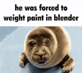 He Was Forced To Weight Paint GIF