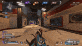 a screenshot of a video game shows a person holding a gun with the number 94 on it