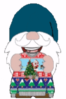 Gnome Sweater GIF - Gnome Sweater Happy Holidays GIFs