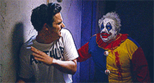 Nick Miller Clown GIF - Nick Miller Clown Scream GIFs