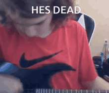 Hes Dead Guitar GIF - Hes Dead Guitar Fall GIFs