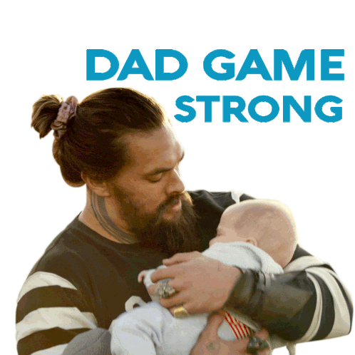 Dad Game Strong Aquaman Sticker - Dad Game Strong Aquaman Arthur Curry Stickers