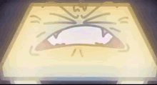 a cartoon drawing of a mouth with the letters a and a on it