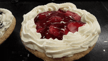 cream pie strawberry delight pie pies dessert
