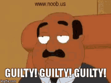 Family Guy Guilty GIF - Family Guy Guilty Judge GIFs
