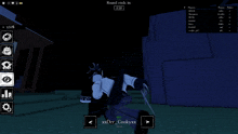 a screenshot of a video game shows a person holding a pair of scissors in their hand