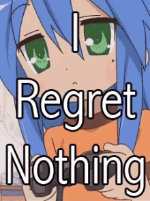 nothing regret