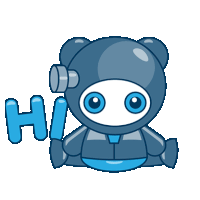 Robot Cute Sticker - Robot Cute Hi Stickers
